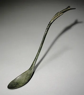 Spoon with Fish-Tail Design