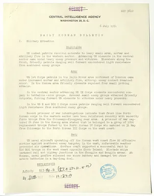 Memorandum, Daily Korean Bulletin