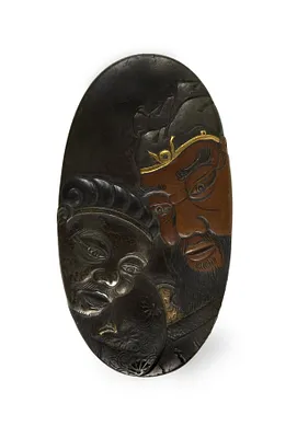 Kashira with the Chinese General Kanyu (Ch. Guan Yu [Kuan Yu])