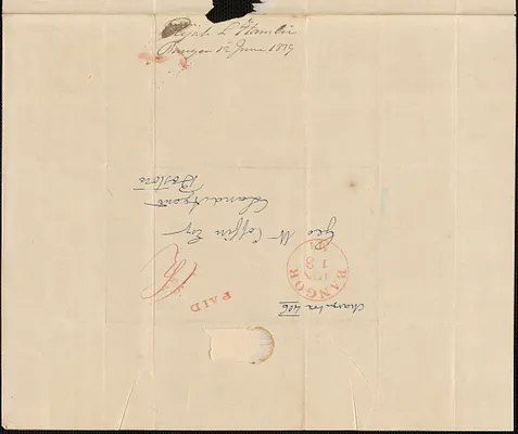 Elijah L. Hamlin to George Coffin, 12 June 1839