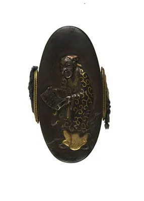 Kashira with a Chinese Scholar