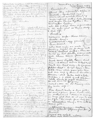 USS Williamsburg Menu and Recipes