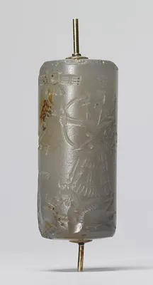 Cylinder Seal with an Archer and a Winged Lion