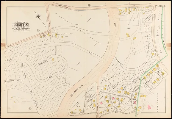 Atlas of the city of Boston, Brighton