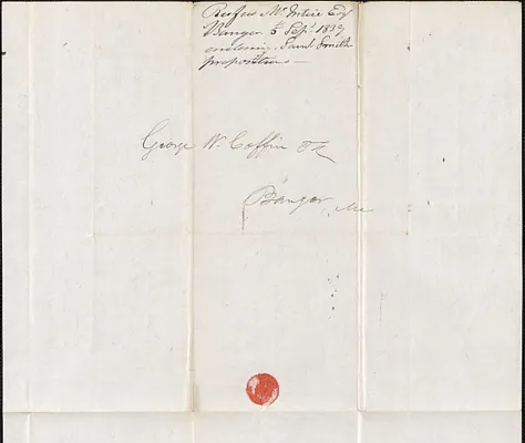 Rufus McIntire to George Coffin, 5 September 1839