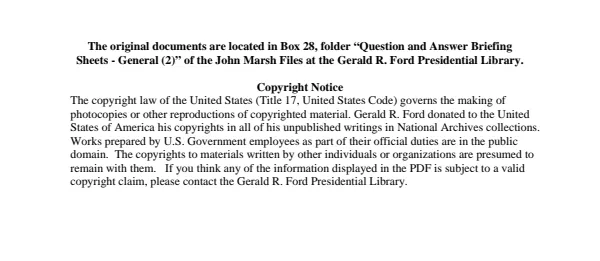 Question and Answer Briefing Sheets - General (2)