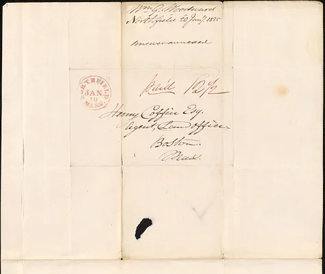 William G. Woodward to George Coffin, 20 January 1835
