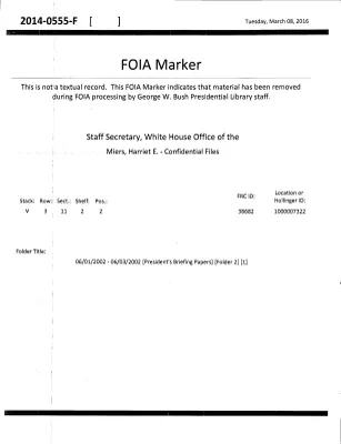 06/01/2002 - 06/03/2002 [President’s Briefing Papers] [Folder 2] [1]