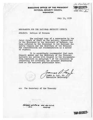 Memorandum from James S. Lay, Jr. to the National Security Council