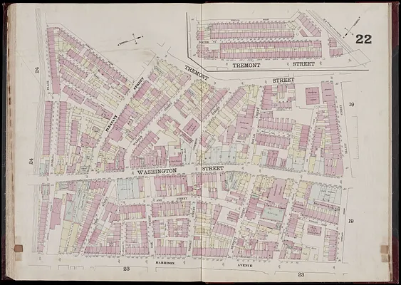 Insurance map of Boston : volume 1