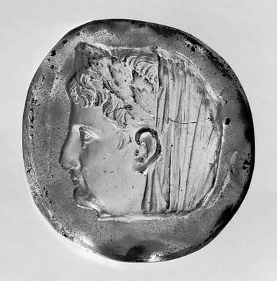 Cast of a Cameo with the Head of Emperor Augustus
