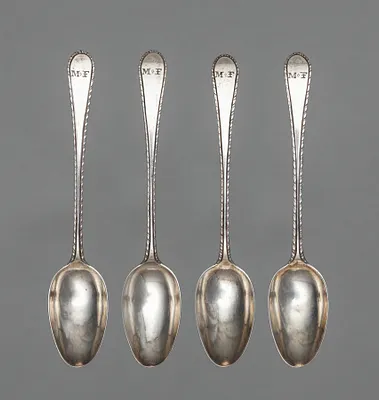 Set of Four Teaspoons