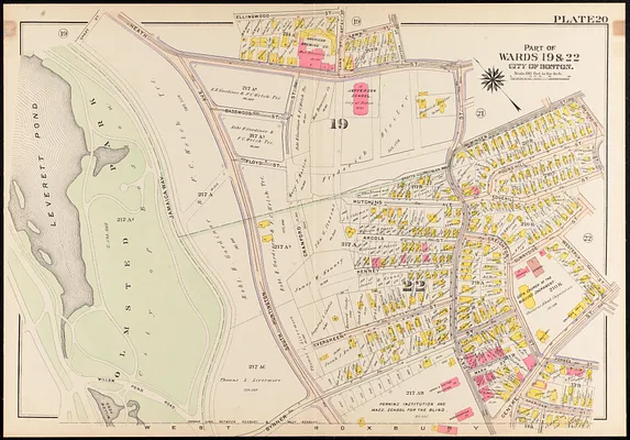 Atlas of the city of Boston, Roxbury
