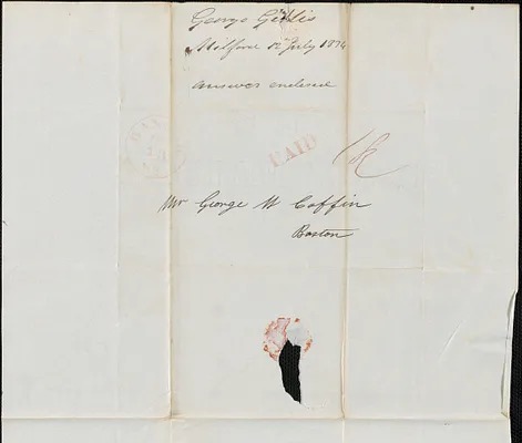 George Gillis to George Coffin, 12 July 1834