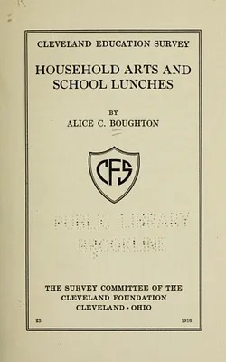 Household arts and school lunches