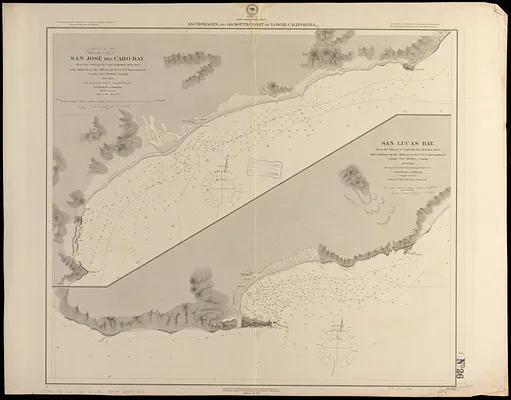 North America, west coast, anchorages on the south coast of Lower California