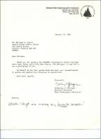 Correspondence: Letter from Catherine A. Offinger (WHOI - Research Assistant Deep Submergence Laboratory) to Ms. Myriame C. Linton (Leslie Street Public School).