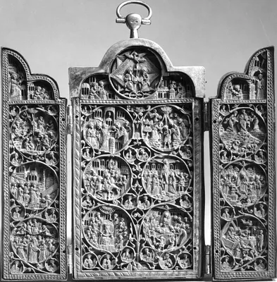 Pendant Icon with New Testament Scenes