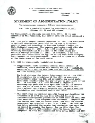 Medicaid Improvements / Catastrophic