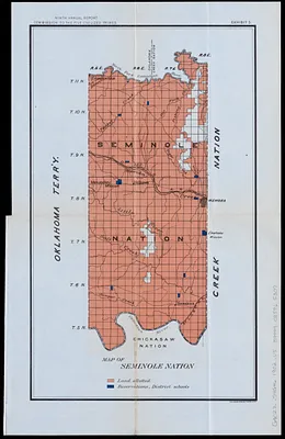 Map of Seminole Nation