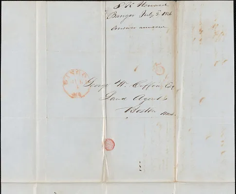 S. K. Howard to George Coffin, 3 July 1846