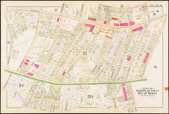 Atlas of the city of Boston : city proper and Roxbury