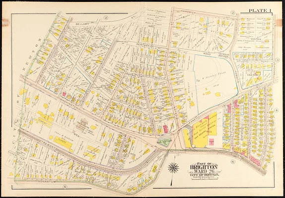Atlas of the city of Boston, wards 25 & 26, Brighton