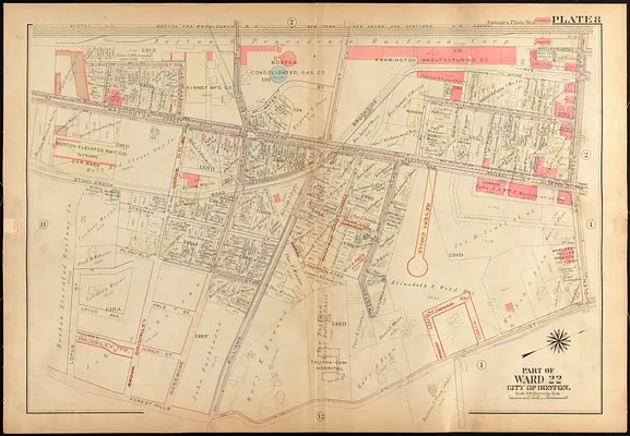 Atlas of the city of Boston, West Roxbury