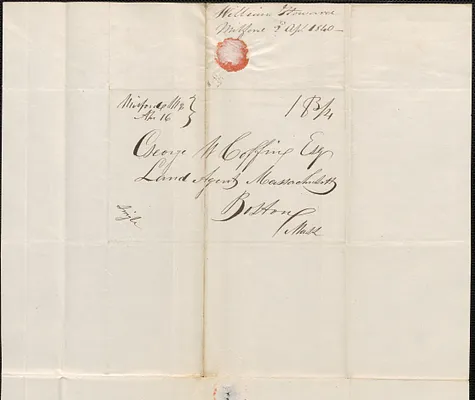 William Howard to George Coffin, 2 April 1840