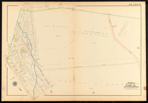 Atlas of the city of Boston, ward 26, Hyde Park