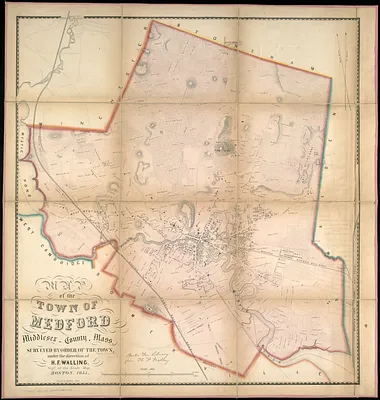 Map of the town of Medford, Middlesex County, Mass