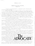 The Advocate, orientation issue, 1974