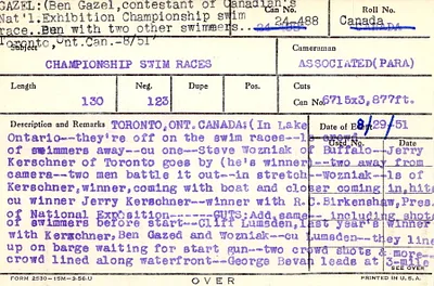 Personalities: Gazel, Ben – Giles, Gen. Barney