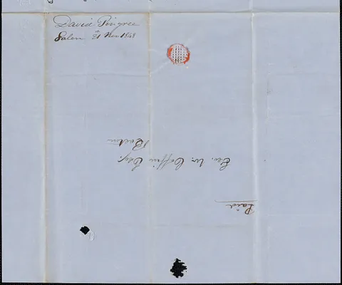 David Pingree to George Coffin, 21 November 1848
