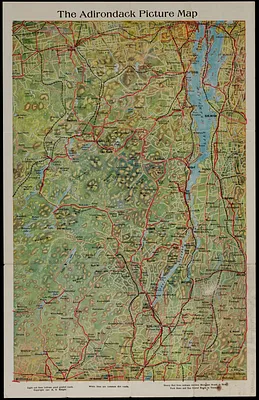 The Adirondack picture map