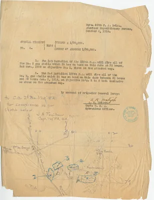 Special Mission Number 4 from Captain A. R. Watzek