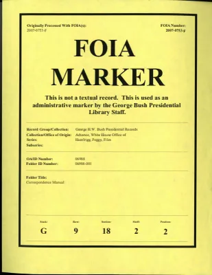 Correspondence Manual