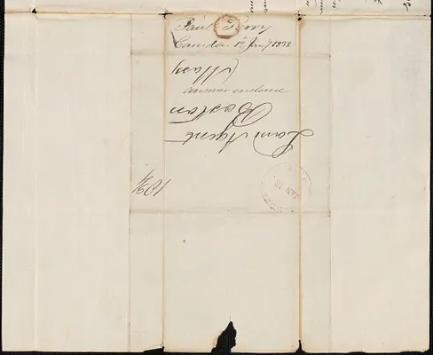 Paul Perry to the Land Agent, 12 January 1838