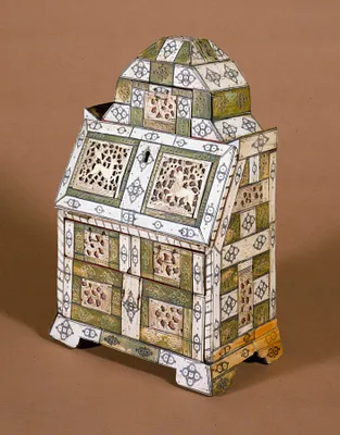 Desk with Animals and Decoration