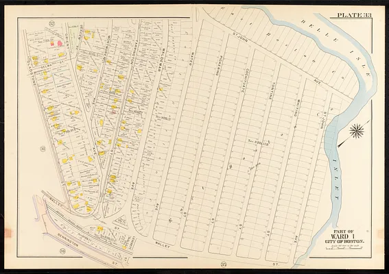 Atlas of the city of Boston, Charlestown and East Boston