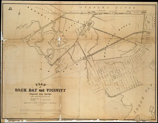 Plan of Back Bay and vicinity