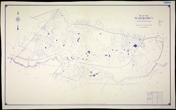 Map of Watertown