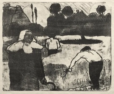 Les Bretonneries: The Harvesters (Les Moissonneurs)