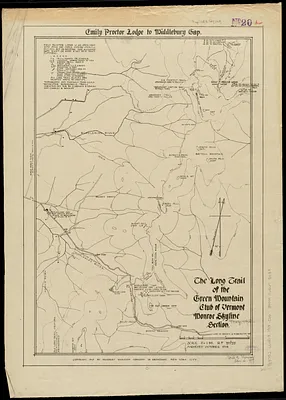 The Long Trail of the Green Mountain Club