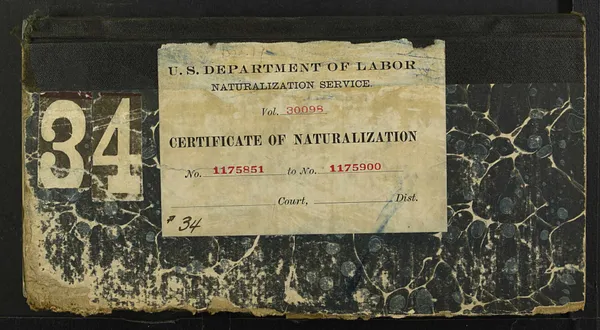Volume 34, Certificates 1175851 - 1175900, 1920