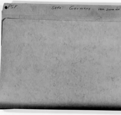 Germany, 1939-June 1941