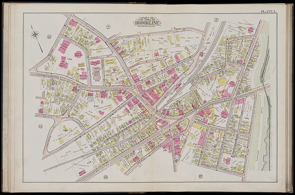 Atlas of the town of Brookline, Norfolk County, Massachusetts