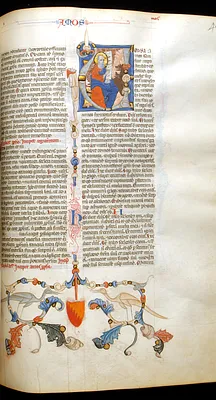 Leaf from Bentivoglio Bible