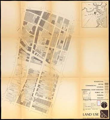 Land use New York streets - South Cove 1953