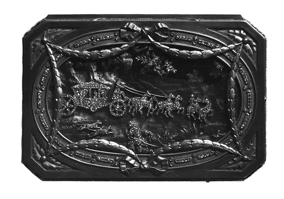 Bonbon Box with Coaching Scene